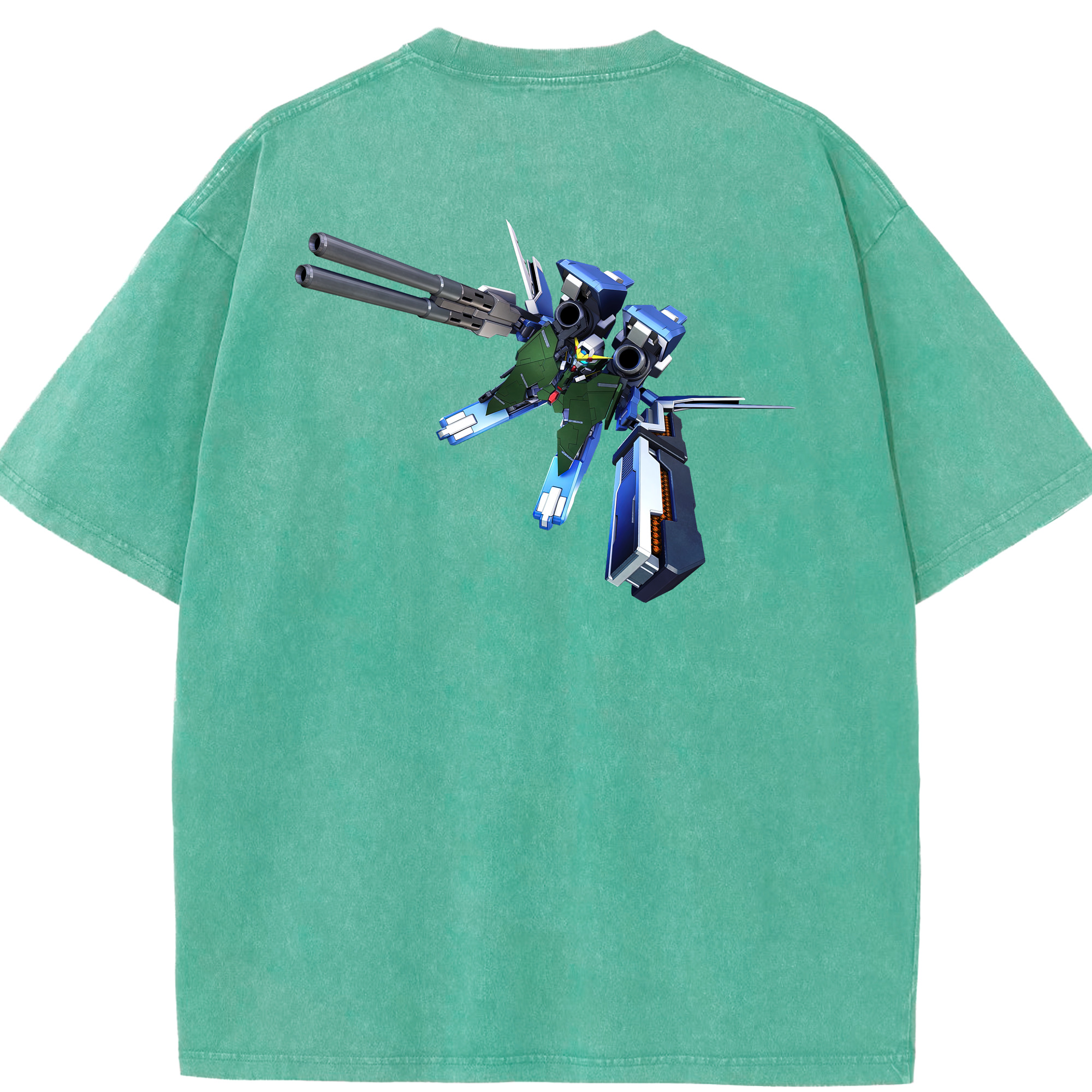 （画像用） 機動戦士ガンダム Mobile Suit Gundam 綿100% ヴィンテージ風 半袖Tシャツ（背面プリント）